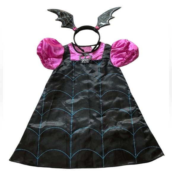 Disney Other - Disney Vanpirina Pink and Black with Bat Wings Sz 2